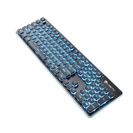 LANGTU L1 Backlit Wired Keyboard for Home Office Typing