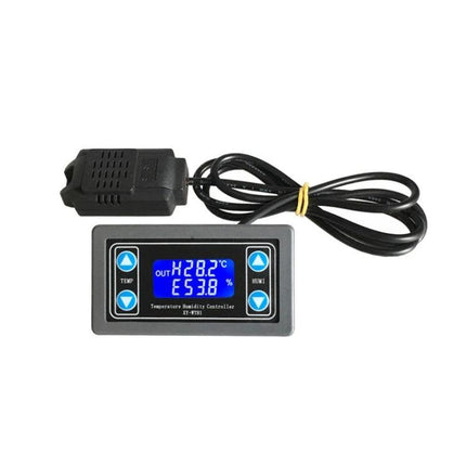 Automatic Temperature and Humidity Control Panel for Daily Use digital panel with integrated sensor and cable for greenhouse monitoring