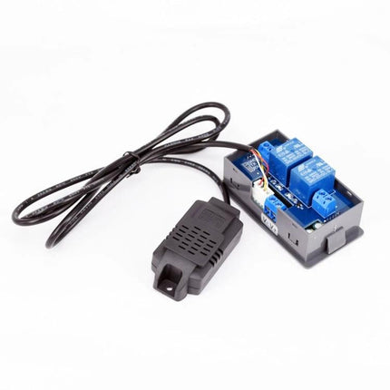 Automatic Temperature and Humidity Control Panel for Daily Use compact relay panel with integrated sensor for greenhouse monitoring