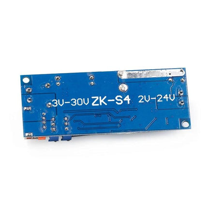 Adjustable DC Voltage Booster for Electronic Power Needs blue ZK-S4 PCB module 3V-30V adjustable power converter