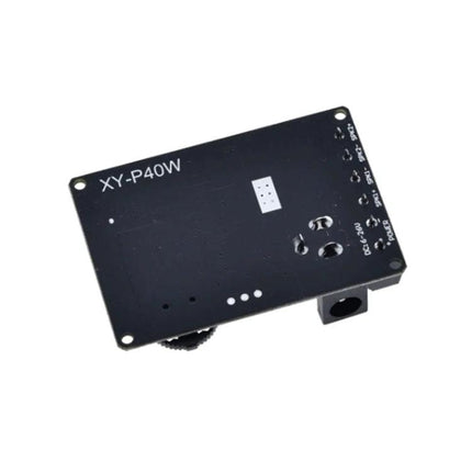 Bluetooth Stereo Amplifier for Home Audio Systems, 40W Output compact black PCB module for streaming via Bluetooth 5.0 and speaker connection