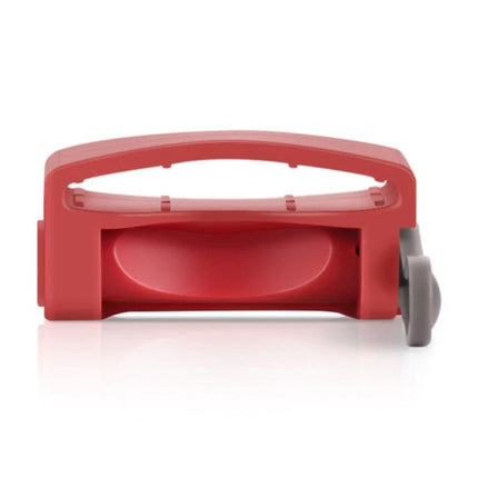 Power Button Trigger Lock Accessory for Dyson Vacuums, 2 Pack - red plastic trigger lock accessory shown front view