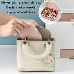 Secure Multi-Layer Medicine Organizer with Child Safety Lock