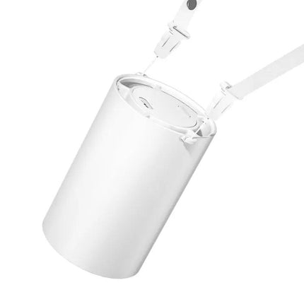 Portable Leafless Hanging Neck Fan White For Hands-Free Cooling