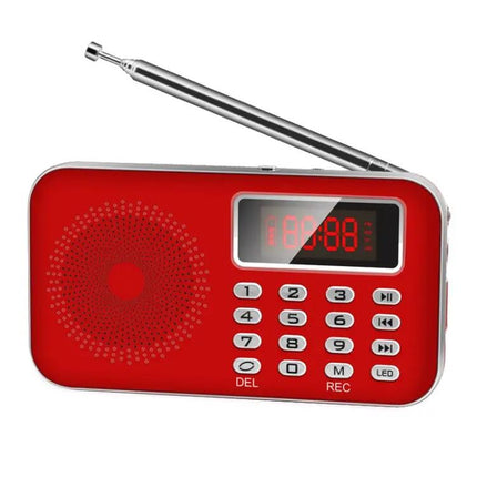 Compact Rechargeable Mini Radio with MP3 and FM/AM Support