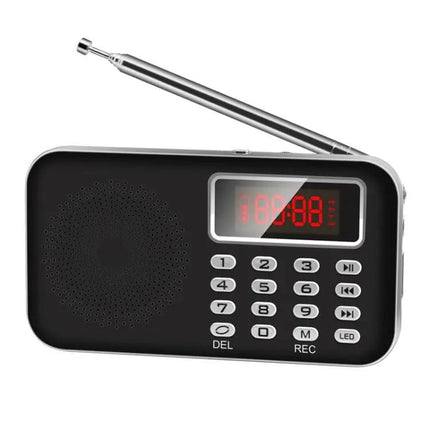 Compact Rechargeable Mini Radio with MP3 and FM/AM Support