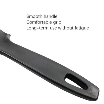 Effective Carpet and Upholstery Cleaning Brush with Curved Design showing smooth handle and comfortable grip for long-term use