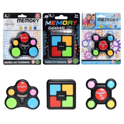 Children's Interactive Memory Training Game with Square Design plastic flashing lights sounds music for kids improving memory and focus