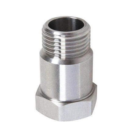 Car Oxygen Sensor Adapter Extended Joint M18x1.5 Pack Of 2 stainless steel extended O2 sensor adapter for tight clearance and relocation