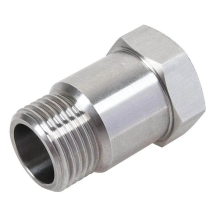 Car Oxygen Sensor Adapter Extended Joint M18x1.5 Pack Of 2 stainless steel extended joint adapter for O2 sensor relocation and tight clearance installations