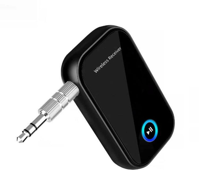Car Bluetooth Audio Receiver With 3.5mm Jack For Cars compact wireless receiver with 3.5mm jack for streaming and hands-free calling in cars