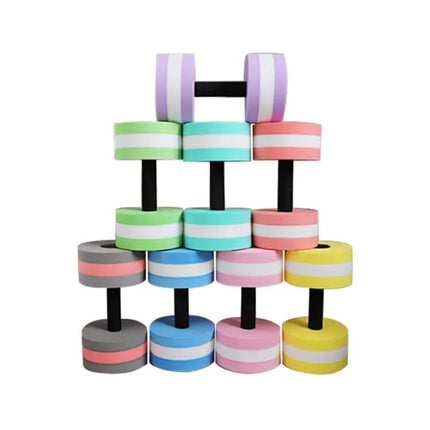 Adjustable EVA Foam Floating Dumbbell Pair 27x15 cm | Syndmart