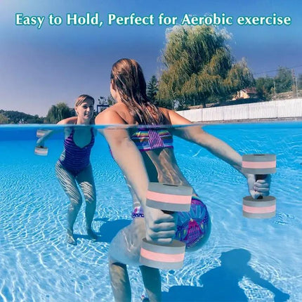 Adjustable EVA Foam Floating Dumbbell Pair 27x15 cm | Syndmart