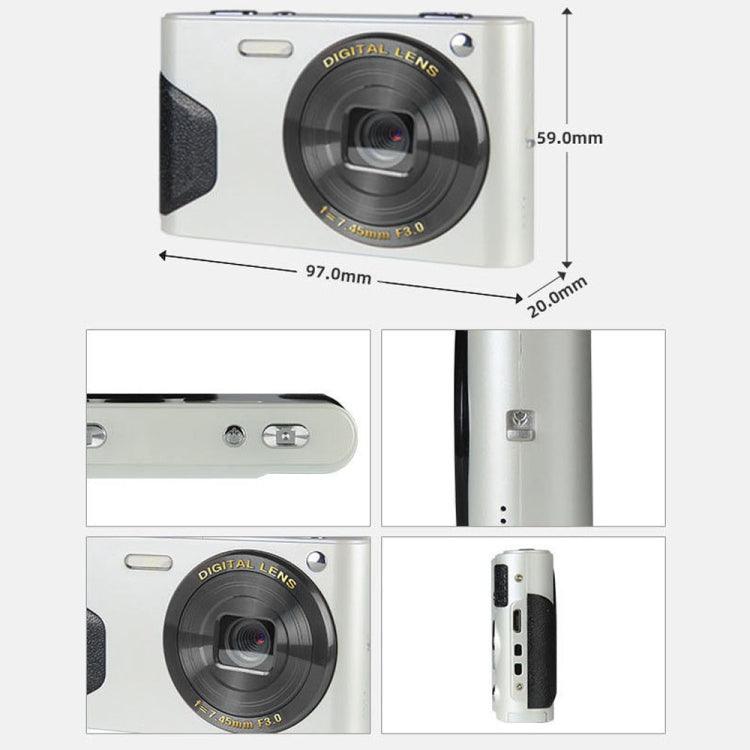 C8 4K Retro HD Digital Camera with 2.7-inch LCD Screen and 48MP Upgrade Option