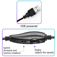 USB Electric Nail Grinder with 11 Attachments - Aluminum Alloy Nail Polish Remover