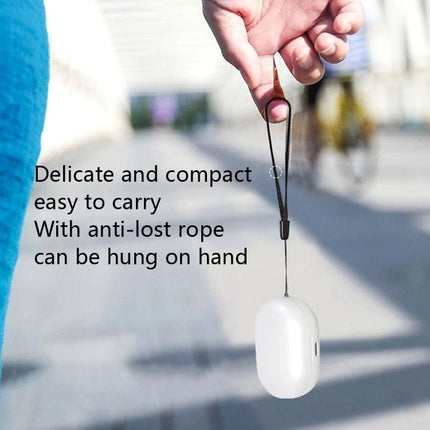 Portable Rechargeable Hearing Aid for Daily Sound Assistance compact ABS device with anti‑lost rope and Type‑C charging