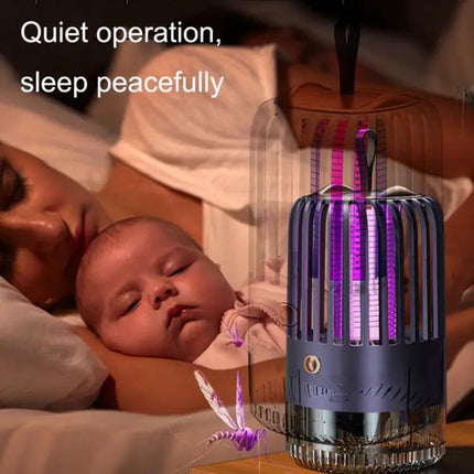 Cage Mosquito Trap USB Repellent For Home Use Blue