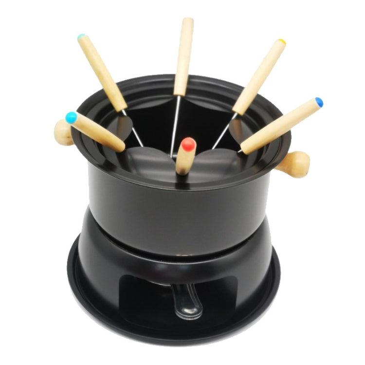 Ultimate Fondue Party Set for Cheese, Chocolate, and Broth with Alcohol Heating Feature