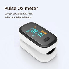 Portable Finger Clip OLED Pulse Oximeter with Automatic Shutdown