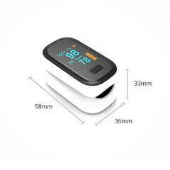 Portable Finger Clip OLED Pulse Oximeter with Automatic Shutdown