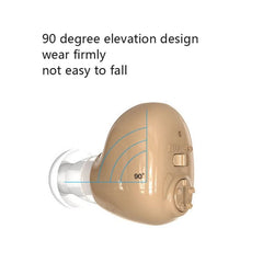 Rechargeable Portable Hearing Aid for Seniors with Intelligent Noise Reduction