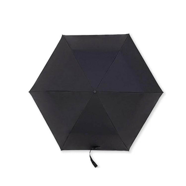 PARACHASE Lightweight Carbon Fiber Sun Umbrella for Protection - compact black carbon fiber sun umbrella, lightweight UV-shielding portable design