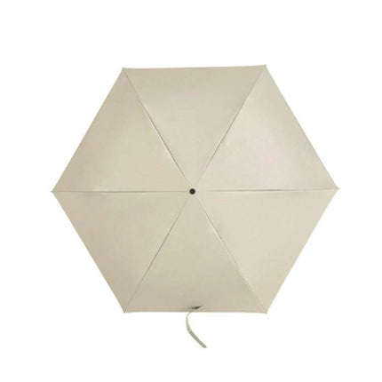 Alt Tag: PARACHASE Lightweight Carbon Fiber Sun Umbrella for Protection beige compact portable UV-blocking sunshade