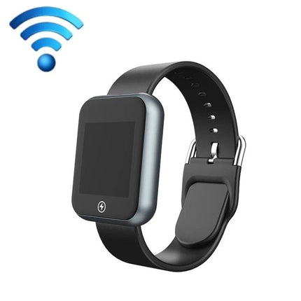A Watch for Supporting Daily Morning Routines at Home - black smart watch with vibration alarm and adjustable intensity for gentle wake-ups