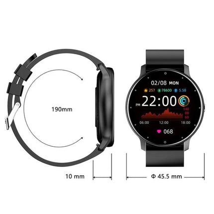 Wearable Health Tracker for Daily Fitness and Activity Monitoring with 45.5mm round display, 190mm strap, heart rate and sleep monitoring
