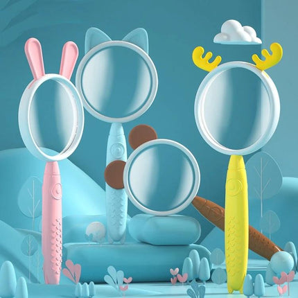 Cartoon Magnifying Glass Toy for Kids with Fun Animal Designs - colorful animal-themed handheld magnifiers for exploring leaves, insects, books