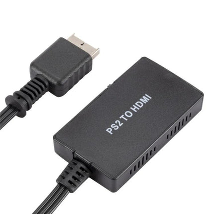 PS2 Console to HDMI Video Converter for Modern TV Playback black adapter cable for connecting PS2 to HDMI TVs