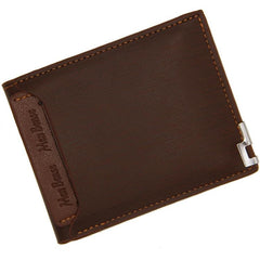 MenBense Stylish Mini Card Holder Wallet with Zipper Pocket