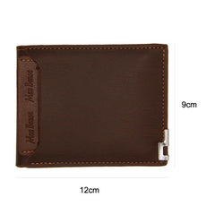 MenBense Stylish Mini Card Holder Wallet with Zipper Pocket