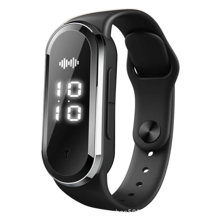 M21 Multi-Function Ultrasonic Insect Repellent Wristband with Fitness Tracker & Temperature Display