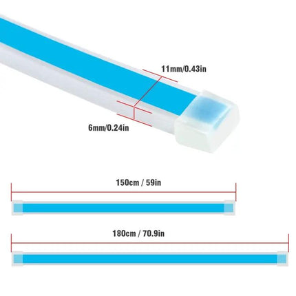 Car LED Streamer Hood Lights For Interior Ambient Decoration