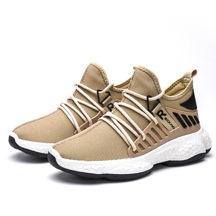 Men's Breathable Fly-Woven Outdoor Sneakers for Comfortable Leisure Activities