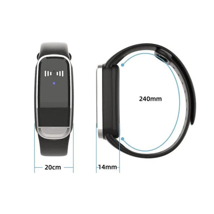 Ultrasonic Mosquito Repellent Bracelet Black For Outdoor Use