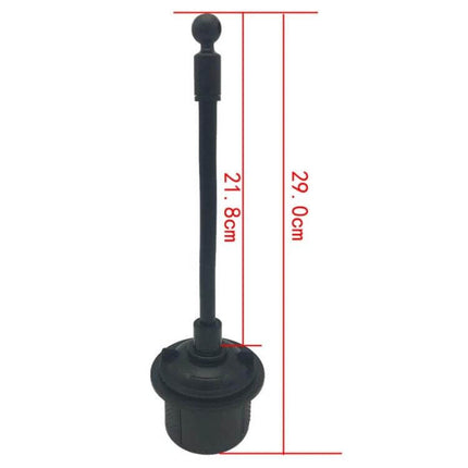 Car Cup Holder Bracket With Universal Phone Mount For In Car Navigation - adjustable 29cm stem, 5–9.5 clamp, 360° rotation for GPS and hands-free use