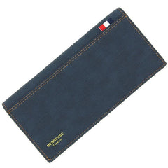 Sleek MenBense Matte Leather Wallet - Spacious and Stylish Unisex Design