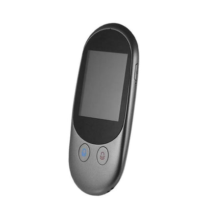 Compact Voice Translator for Travelers' Daily Interactions - handheld real-time speech and text translator device for asking directions and ordering food