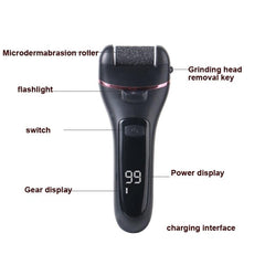 Rechargeable Electric Foot Care Grinder with Digital Display and Variable Speed