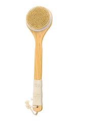 Exfoliating Bamboo Back Brush with Natural Bristles Natural Bristle Massage Brush