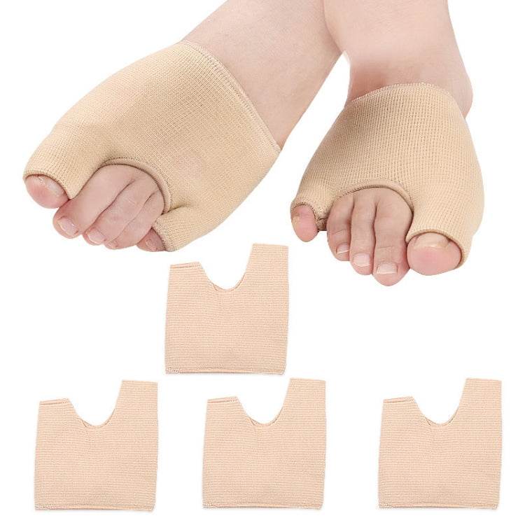 1 Pair Threaded U-Shaped Forefoot Pad Hallux Valgus Socks