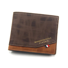 Menbense Matte Multi-Card Wallet for Men with Hot Stamping and Large Capacity