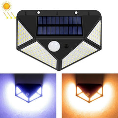 Solar-Powered Motion Sensor Outdoor Wall Lamp for Garden Illumination