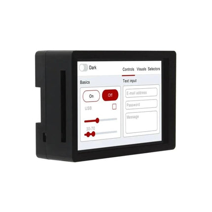Lily Pi ESP32 Microcontroller Board with Raspberry Pi Compatibility compact touchscreen enclosure for IoT projects