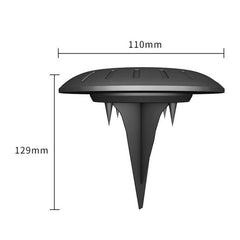 Solar-Powered LED Ground Light for Garden and Park Decoration