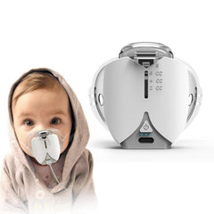 Nebulizador de micromalla portátil manos libres para adultos y niños, estilo: