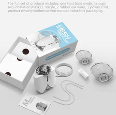 Wearable Micro-Mesh Nebulizer for Adults and Kids - Hands-Free Design