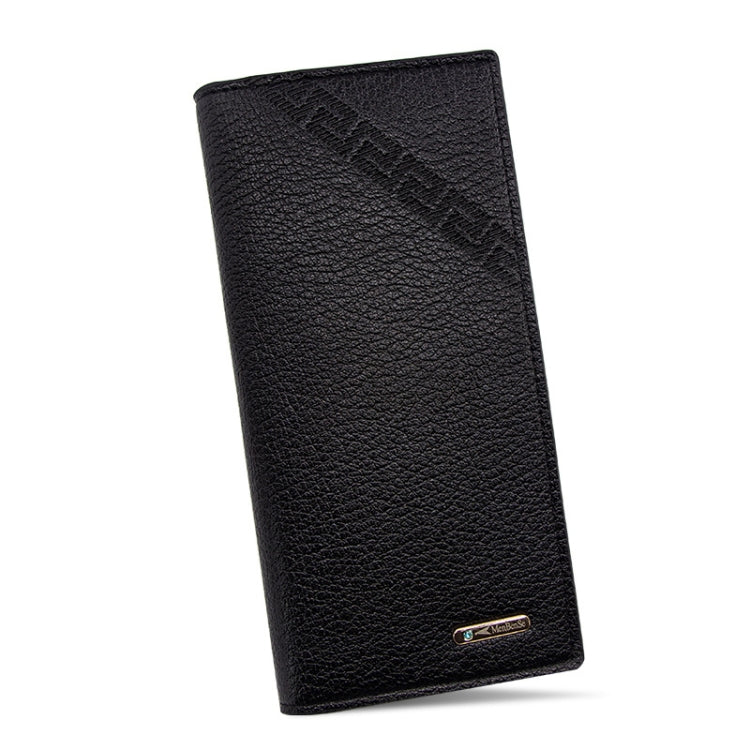 MenBense Long Fashion Embossed Magnetic Buckle Multi-Card Slot Men Wallet